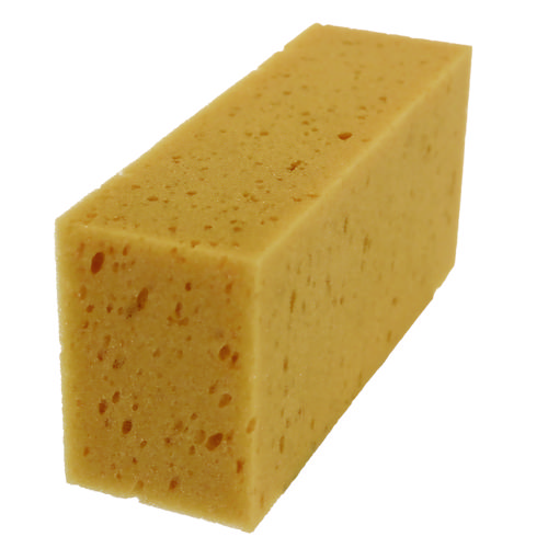 Fixi-Clamp Sponge, 8.5" x 4" x 2.75", Yellow, 10/Carton