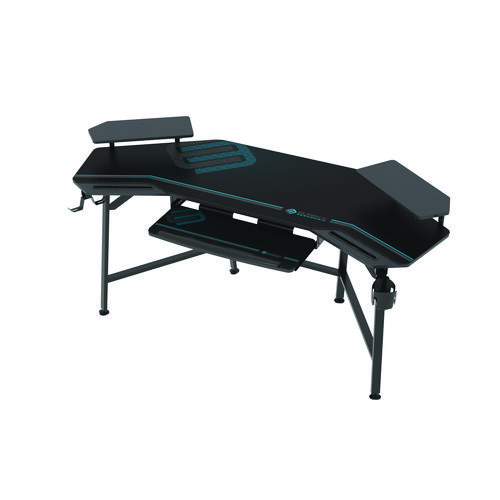 Aero Gaming Desk, 72.06" x 23.63" x 38", Black