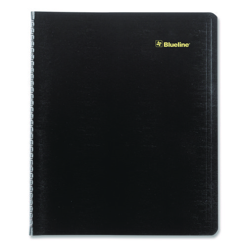 Plan and Link Monthly Planner, 11" x 9.06", Black Cover, 16-Months: Sept 2024 to Dec 2025