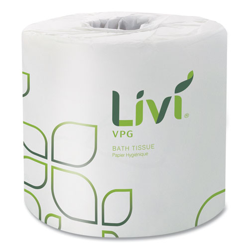 Image of Bath Tissue, 2-Ply, White, 500 Sheets, 96 Rolls/Carton