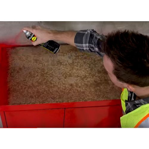 Hard Hat High Performance V2100 System Rust Preventive Enamel Spray Primer, Flat Red, 15 oz Aerosol Can, 6/Carton