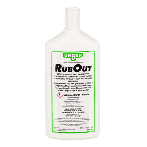 RubOut Glass Cleaner, 16 oz Bottle