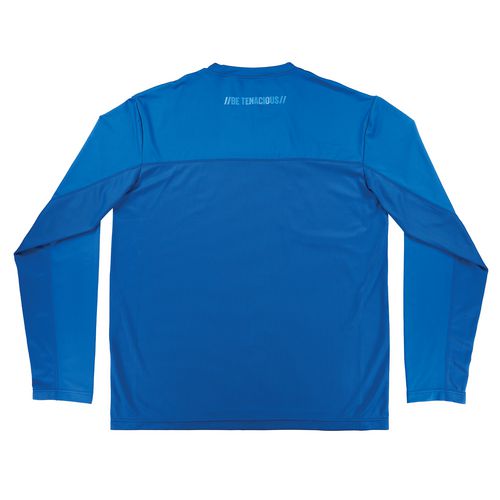 Chill-Its 6689 Cooling Long Sleeve Sun Shirt with UV Protection, Medium, Blue