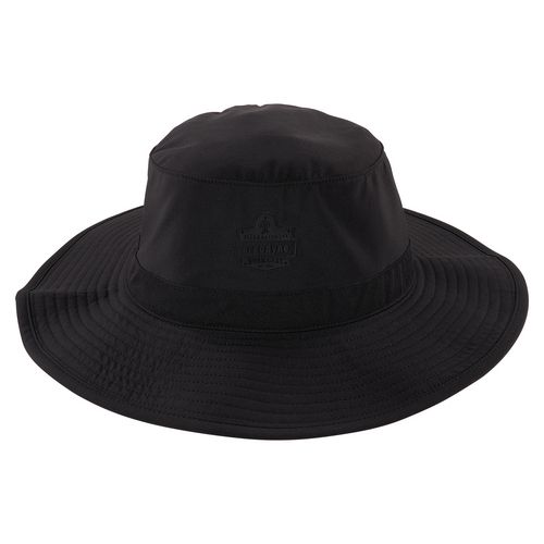 Chill-Its 8939 Cooling Bucket Hat, Polyester/Spandex, One Size Fits Most, Black, Ships in 1-3 Business Days