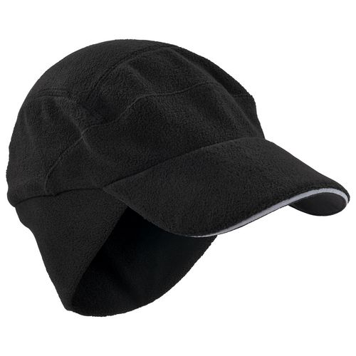 Image of N-Ferno 6807 Winter Baseball Cap with Ear Flaps, One Size Fits Most, Black, Ships in 1-3 Business Days