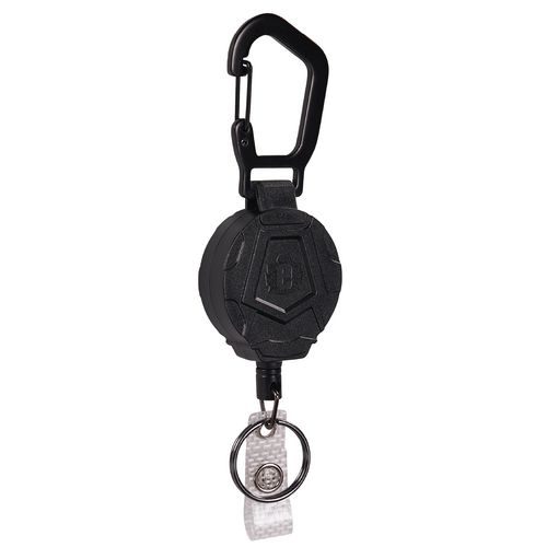 Squids 3391 ID/Badge Reel, Extends 32", Black, Ships in 1-3 Business Days