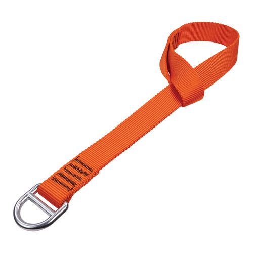 Image of Squids 3177 Anchor Choke Strap for Tool Tethering, 60 lb Max Safe Working Capacity, 28" Long, Orange, Ships in 1-3 Bus Days