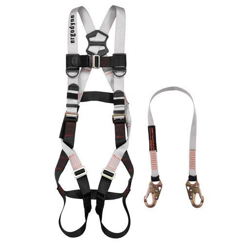 3201 Harness Plus 4 ft Travel Restraint Lanyard 3197/3198, Ships in 1-3 Business Days