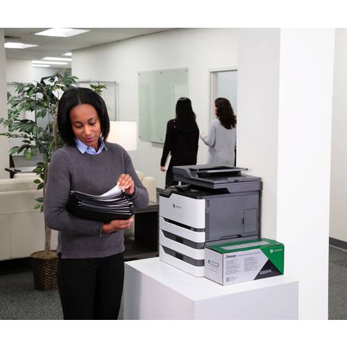 70C00YG Return Program Toner, 1,000 Page-Yield, Yellow