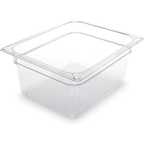 Image of StorPlus Polycarbonate Food Pan, 8.7 qt, 10.38 x 12.75 x 6, Clear, Plastic