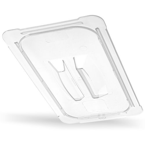 Image of StorPlus Polycarbonate Handled Universal Lid, 10.38 x 12.75 x 0.88, Clear, Plastic