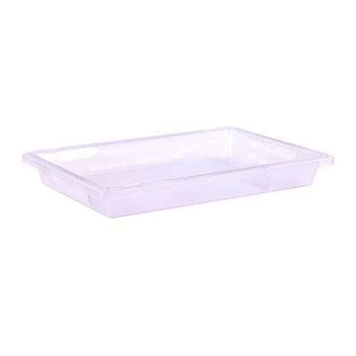 StorPlus Polycarbonate Food Storage Container, 5 gal, 18 x 26 x 3.5, Clear, Plastic