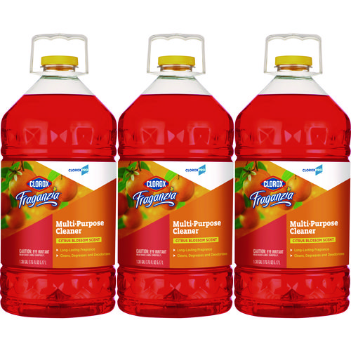 Image of CloroxPro Fraganzia Multi-Purpose Cleaner Concentrate, Citrus Blossom Scent, 175 oz Bottle, 3/Carton