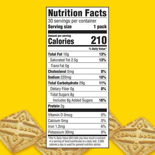 Lorna Doone Shortbread Cookies, 1.5 oz Packet, 30/Box, 2 Boxes/Carton