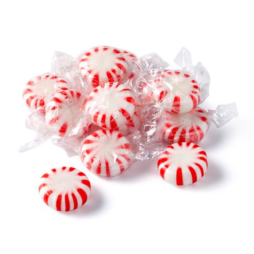 Peppermint Starlight Mints, 5 lb Bag, 3/Carton