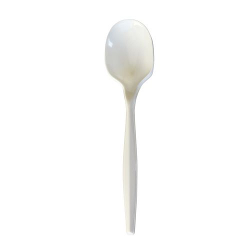 Mediumweight Wrapped Polystyrene Cutlery, Teaspoon, White, 1,000/Carton