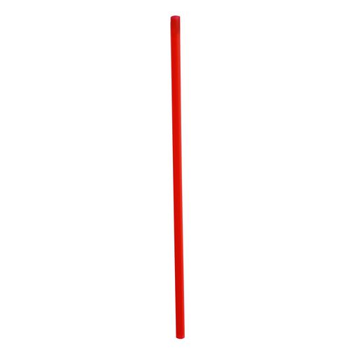 Jumbo Straws, 7.75", Polypropylene, Red, 2,500/Carton
