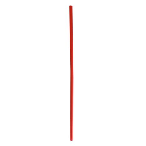 Wrapped Giant Straws, 10.25", Polypropylene, Red, 1,200/Carton