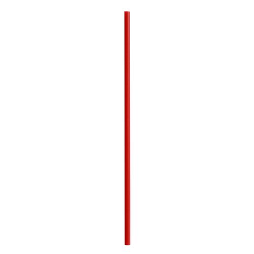 Jumbo Straws, 5.25", Polypropylene, Red, 10,000/Carton