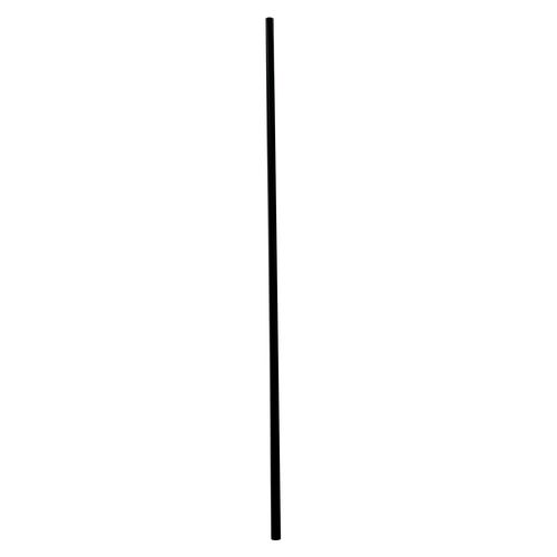 Image of Cocktail Straws, 8", Polypropylene, Black, 5,000/Carton