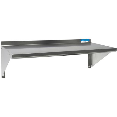Image of Stainless Steel Economy Overshelf, 32w x 12d x 8h, Stainless Steel, Silver, 2/Pallet, Ships in 4-6 Business Days