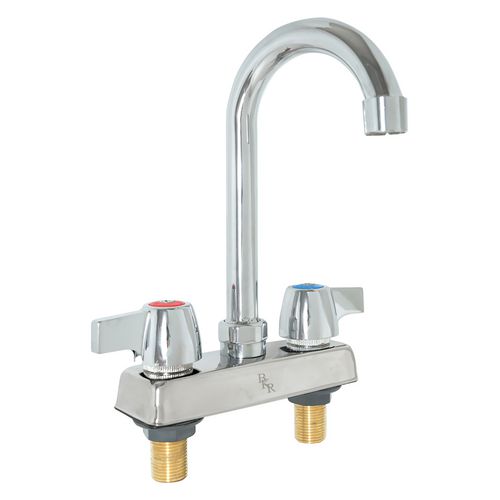 Image of WorkForce Standard Duty Faucet. 7.88" Height/3.5" Reach, Chrome-Plated Brass, Ships in 4-6 Business Days