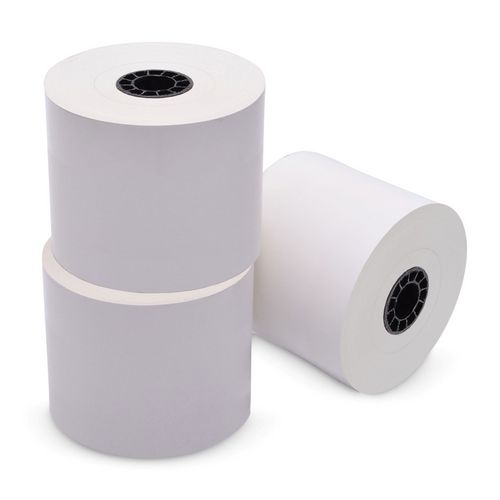 Sticky Media, 3.15" x 270 ft, White, 12 Rolls/Carton