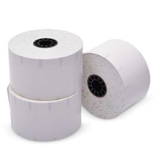 Sticky Media, 2.28" x 350 ft, White, 12 Rolls/Carton