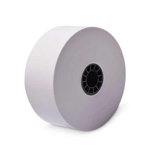 Sticky Media, 1.57" x 270 ft, White, 12 Rolls/Carton