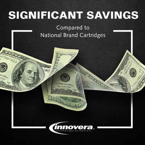 Image of Innovera® Remanufactured Black High-Yield Toner, Replacement for 147X (W1470X), 25,200 Page-Yield