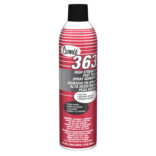 363 High Strength Fast Tack Spray Adhesive, 14 oz, 12/Carton