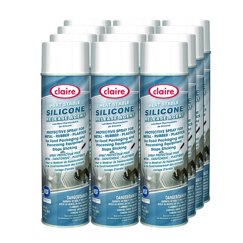 Silicone Release Agent, 11 oz Aerosol Can, 12/Carton