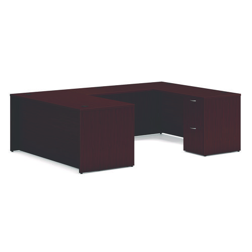 Image of Mod U-Station Bundle, 66" x 96" x 29", Traditional Mahogany, Ships in 7-10 Business Days