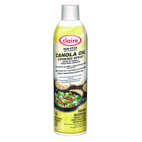Image of Canola Oil Cooking Spray, 17 oz Aerosol Spray Can, 6/Carton