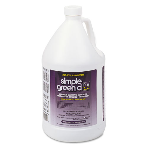 Simple Green Pro 5 One Step Disinfectant, 1gal Bottle | SupplyTime ...