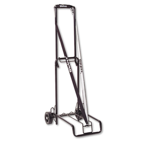 Luggage Cart, 125 lb Capacity, 13 x 10 Platform, Black Steel | by Plexsupply
