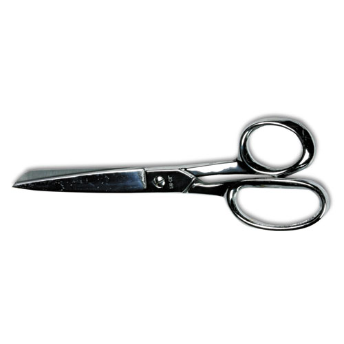 Image of Hot Forged Carbon Steel Shears, 8" Long, 3.88" Cut Length, Nickel Straight Handle