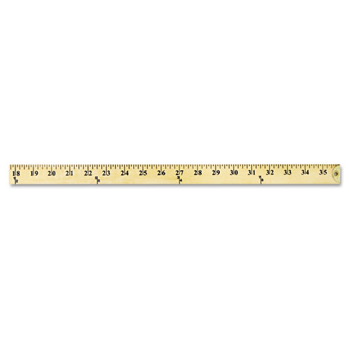 Wood Yard Stick, Clear Lacquer Finish, Scaled on Both Sides in 1/8th and  Fractions of 1 Yard, Set of 24 - Made in USA