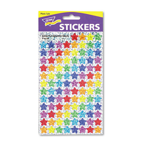 SuperSpots and SuperShapes Sticker Variety Packs, Colorful Sparkle Stars, Assorted Colors,1,300/Pack