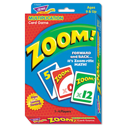 Zoom Math Card Game, Ages 9 and Up | by Plexsupply