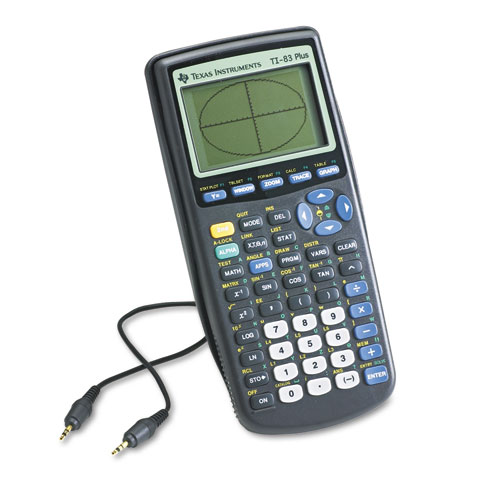 TI-83Plus Programmable Graphing Calculator, 10-Digit LCD | by Plexsupply