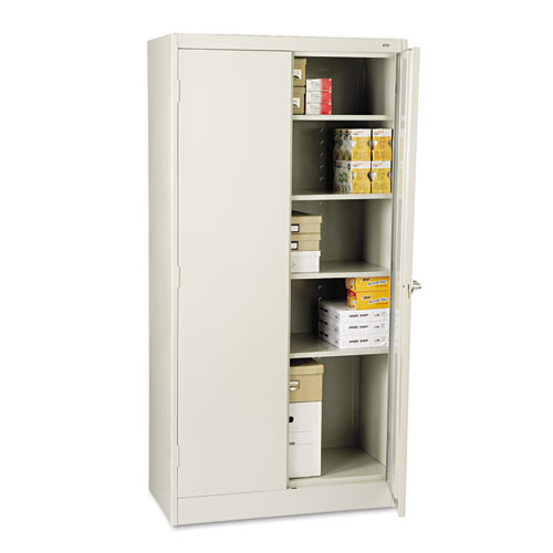 72" High Standard Cabinet (Unassembled), 36 x 18 x 72, Light Gray