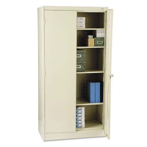Tennsco 72" High Standard Cabinet (Unassembled), 36w x 18d x 72h, Putty