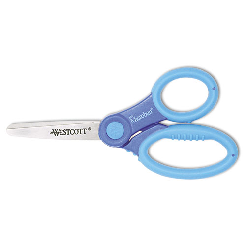Westcott® Kids Soft Handle Scissors with Antimicrobial Protection, 12/Pack, 5" Blunt
