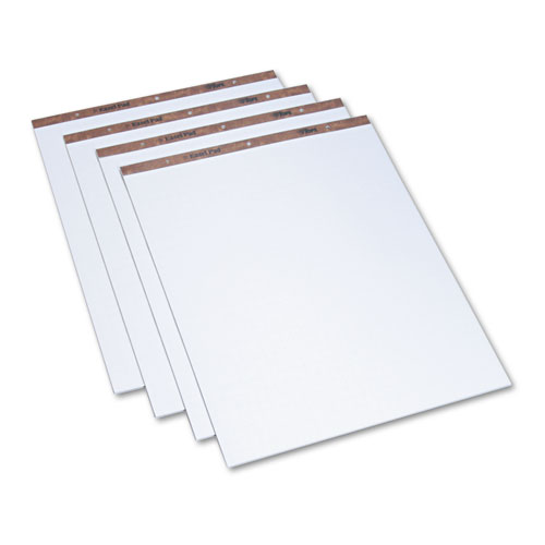 Image of Tops™ Easel Pads, Quadrille Rule (1 Sq/In), 27 X 34, White, 50 Sheets, 4/Carton