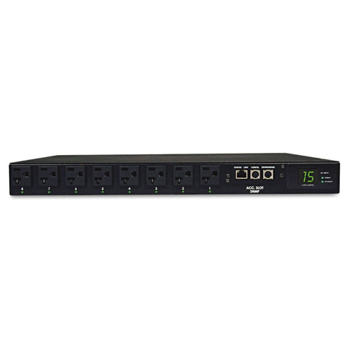 Single-Phase ATS/Switched PDU with LX Platform Interface, 8 Outlets, 12 ft Cord