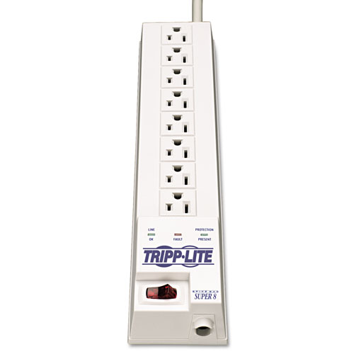 PROTECT IT! HOME COMPUTER SURGE PROTECTOR, 8 OUTLETS, 8 FT CORD, 1080 JOULES