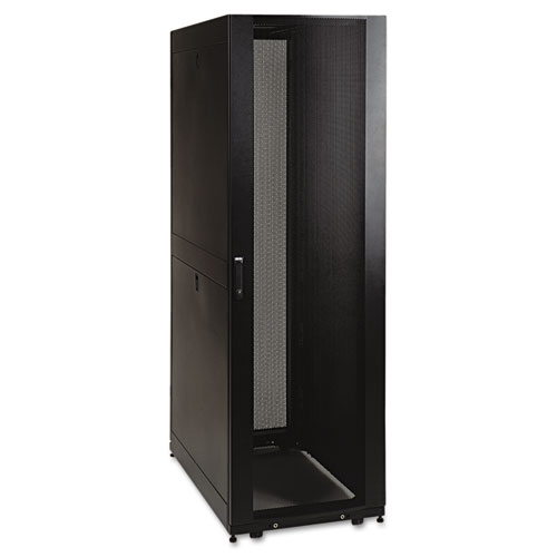 SmartRack Standard-Depth Rack Enclosure Cabinet Kit, 42U, 3,000 lbs Capacity