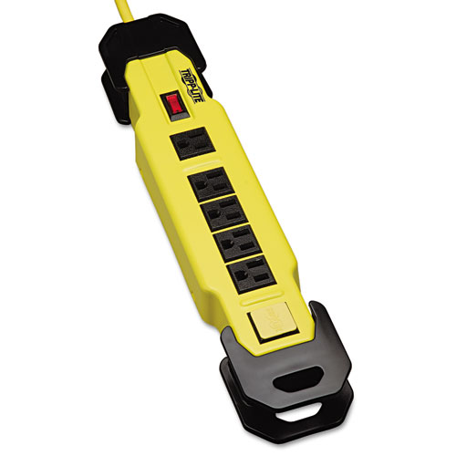 Tripp Lite Power It! Safety Power Strip with GFCI Plug, 6 Outlets, 9 ft Cord, Yellow/Black