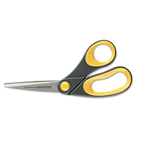 Non-Stick Titanium Bonded Scissors, 8" Bent | by Plexsupply